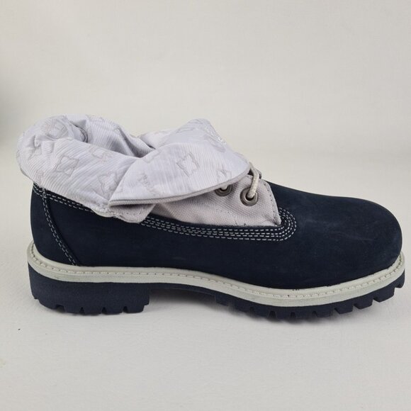 Timberland Script Roll Top Boots Little Kids Navy - Picture 2 of 12